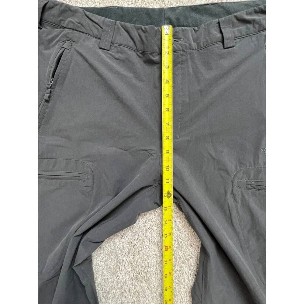 The North Face Short Court convertible Hiking Cargo Pants Men's 40 Gray